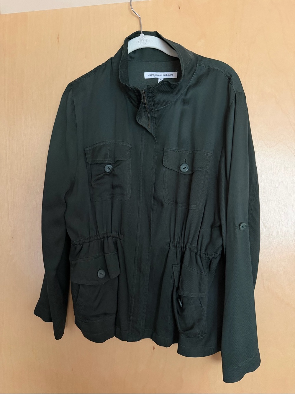 Soft Shell Green Military Style Jacket